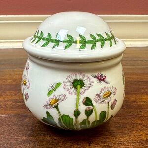 Botanic Garden Portmeirion Sugar Pot Gossypium Design Vintage Ceramic Bowl 4inch